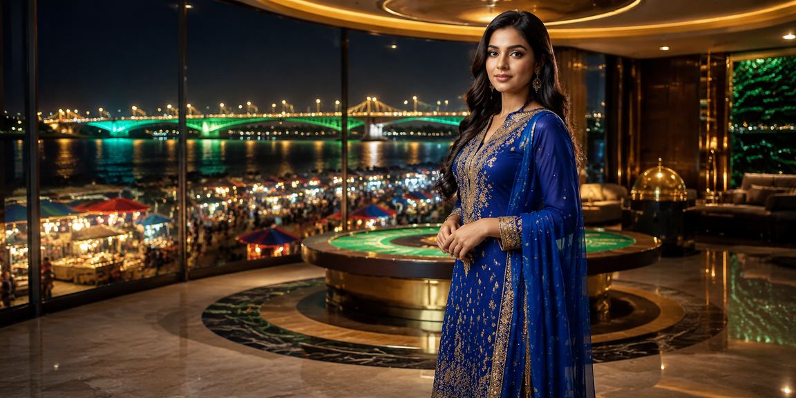 ময়মনসিংহে সালোয়ার কামিজ পরা নারী মোবাইলে বেটিং করছেন